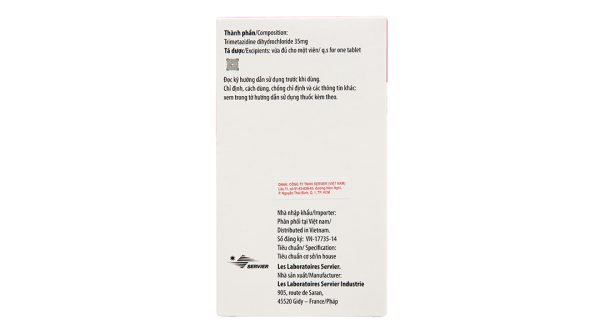 Vastarel MR 35mg kết hợp với các thuốc khác để trị đau thắt ngực (2 vỉ x 30 viên)