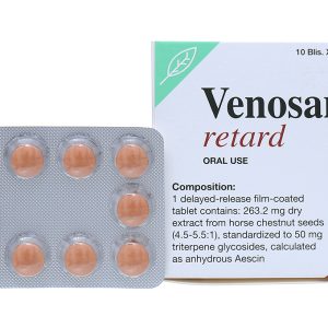 Venosan Retard ngăn ngừa và điều trị rối loạn tuần hoàn (10 vỉ x 10 viên)