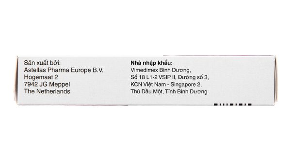 Vesicare 5mg trị tiểu không tự chủ (3 vỉ x 10 viên)