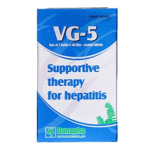 VG-5 hạ men gan, tăng cường chức năng gan, bổ gan lọ 40 viên