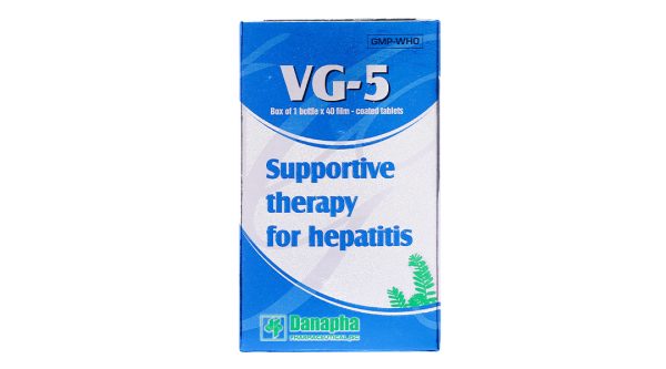 VG-5 hạ men gan, tăng cường chức năng gan, bổ gan lọ 40 viên