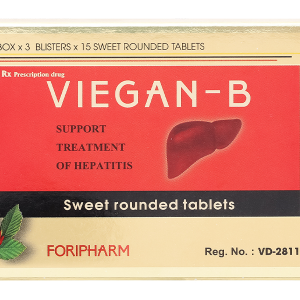 Viegan - B hỗ trợ trị viêm gan cấp và mãn tính (3 vỉ x 15 viên)
