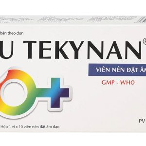 Viên đặt âm đạo Eu Tekynan điều trị viêm âm đạo (1 vỉ x 10 viên)