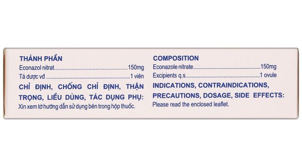 Viên đặt âm đạo Predegyl 150mg điều trị các bệnh viêm âm đạo do nấm (1 vỉ x 3 viên)