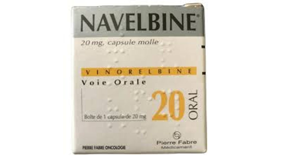 Navelbine 20 đơn điều trị liệu hoặc kết hợp hóa điều trị điều trị ung thư vú (1 vỉ x 1 viên)