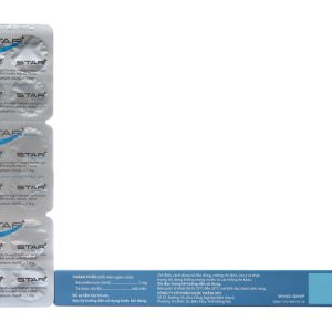 Viên ngậm Star Benko 1mg trị nhiễm khuẩn đường miệng, họng (2 vỉ x 12 viên)