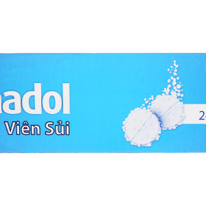 Viên sủi Panadol 500mg giảm đau, hạ sốt (6 vỉ x 4 viên)