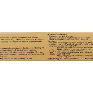 Minh Nhãn Khang giúp sáng mắt, giảm nguy cơ đục thủy tinh thể hộp 30 viên