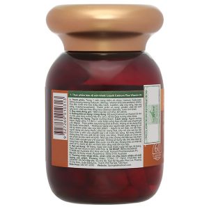 SpringLeaf Liquid Calcium Plus Vitamin D3 bổ sung canxi, vitamin D3 lọ 60 viên
