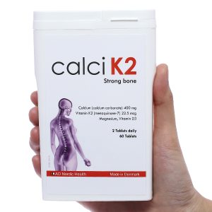 Calci K2 Strong bone bổ sung canxi, giúp ngừa loãng xương hộp 60 viên
