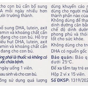 Elevit Breastfeeding bổ sung vitamin và khoáng chất cho phụ nữ sau sinh hộp 30 viên