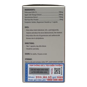 Faz điều hòa mỡ máu, hỗ trợ tim mạch chai 30 viên