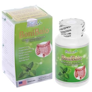 BoniBaio hỗ trợ giảm viêm đại tràng, ruột kích thích hộp 30 viên