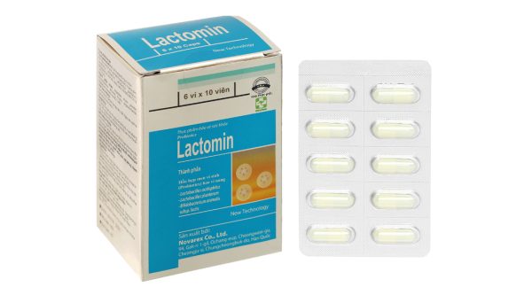 Men vi sinh Lactomin bổ sung lợi khuẩn hộp 60 viên