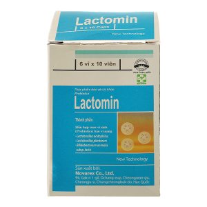 Men vi sinh Lactomin bổ sung lợi khuẩn hộp 60 viên