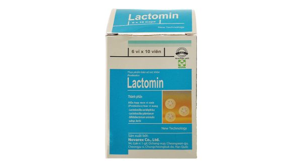 Men vi sinh Lactomin bổ sung lợi khuẩn hộp 60 viên