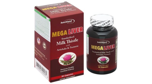 Hotchland Mega Liver giúp tăng cường chức năng gan hộp 30 viên