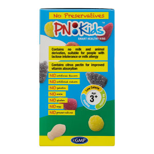 Kẹo dẻo PN Kids Strong & Tall bổ sung Canxi và Vitamin D hộp 30 viên