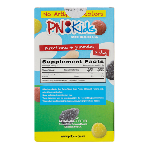 Kẹo dẻo PN Kids Strong & Tall bổ sung Canxi và Vitamin D hộp 30 viên