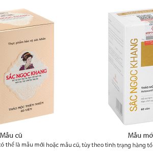 Sắc Ngọc Khang hạn chế lão hóa, làm đẹp da hộp 60 viên
