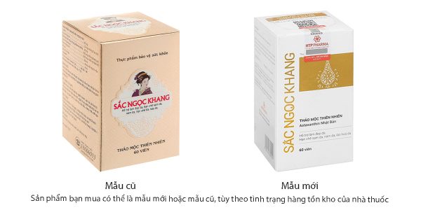 Sắc Ngọc Khang hạn chế lão hóa, làm đẹp da hộp 60 viên