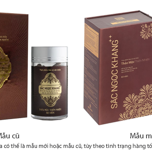 Sắc Ngọc Khang++ hạn chế lão hóa, giảm nám hộp 60 viên
