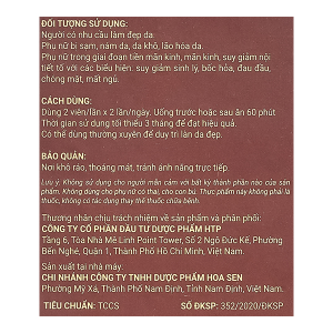 Sắc Ngọc Khang++ hạn chế lão hóa, giảm nám hộp 60 viên