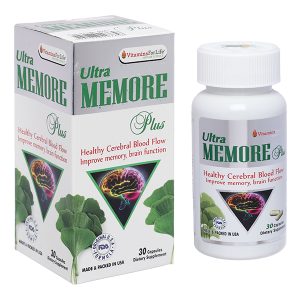 Ultra Memore Plus bổ não, cải thiện trí nhớ chai 30 viên