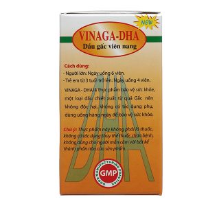 Dầu gấc Vinaga-DHA chống oxy hóa, tăng cường thị lực lọ 100 viên