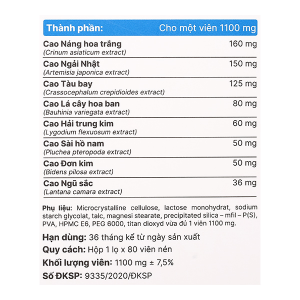 Vương Bảo New giảm nguy cơ phát triển của u phì đại tiền liệt tuyến hộp 80 viên