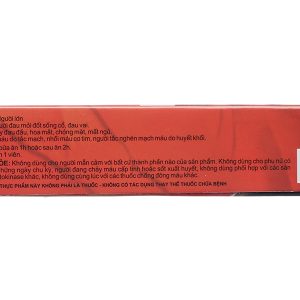 Viên Vai Gáy Thái Dương chống đông máu, lưu thông khí huyết hộp 12 viên