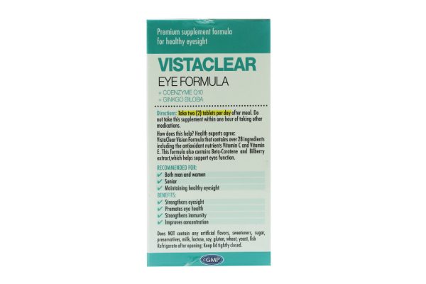 Vistaclear Eye Formula tăng đề kháng, bổ mắt chai 150 viên