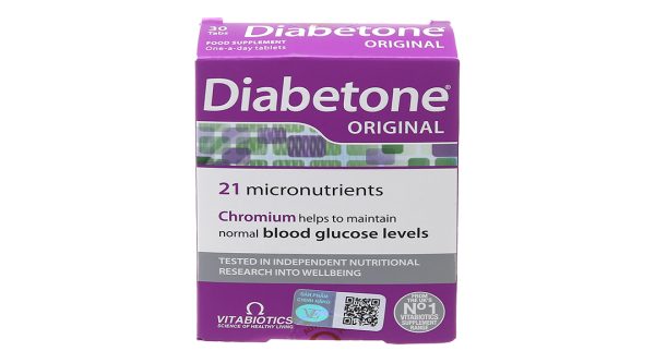 Diabetone Original hỗ trợ giảm nguy cơ đái tháo đường hộp 30 viên