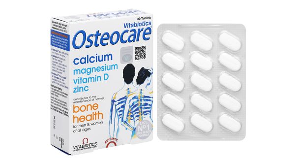 Vitabiotics Osteocare giúp xương chắc khỏe hộp 30 viên