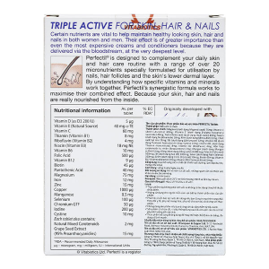 Vitabiotics Perfectil Skin, Hair & Nails đẹp da, tóc, móng hộp 30 viên