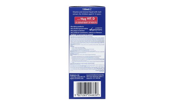 Siro Wellkid Multi-Vitamin Liquid hỗ trợ tăng đề kháng chai 150ml