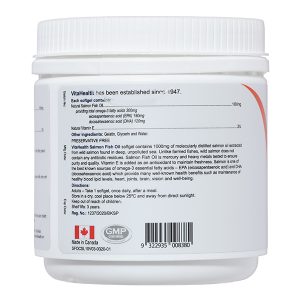 Dầu cá VitaHealth Salmon Fish Oil bổ sung omega 3, ngừa xơ vữa động mạch hộp 100 viên