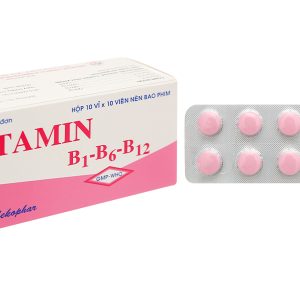 Vitamin B1-B6-B12 Mekophar trị rối loạn thần kinh, đau nhức (10 vỉ x 10 viên)