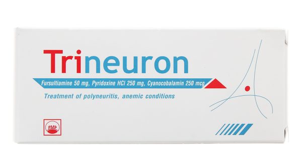 Trineuron trị bệnh do thiếu vitamin nhóm B (5 vỉ x 10 viên)