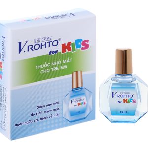 Dung dịch nhỏ mắt V.Rohto For Kids giảm mỏi mắt, sung huyết kết mạc lọ 13ml