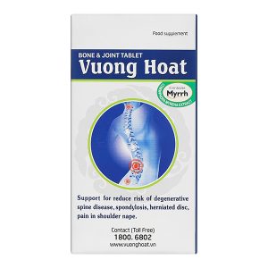 Vương Hoạt giảm nguy cơ thoái hóa cột sống, đau vai gáy hộp 80 viên