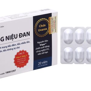 Vương Niệu Đan giảm kích thích bàng quang, giảm tiểu đêm hộp 20 viên