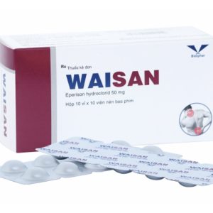Waisan 50mg điều trị triệu chứng tăng trương lực cơ, co cứng cơ (10 vỉ x 10 viên)