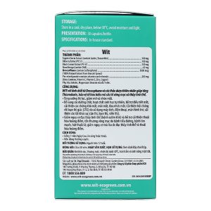 Wit tăng cường thị lực, giảm mờ, nhòe mắt chai 30 viên