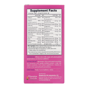 Women's Daily One bổ sung vitamin và khoáng chất cho phụ nữ chai 60 viên