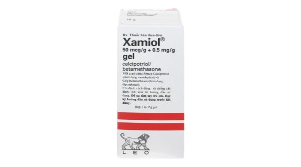 Gel bôi Xamiol trị vảy nến chai 15g