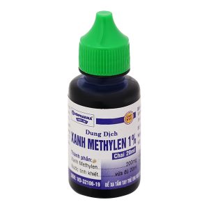 Dung dịch Xanh Methylen 1% HDpharma trị lở loét, viêm da mủ chai 20ml
