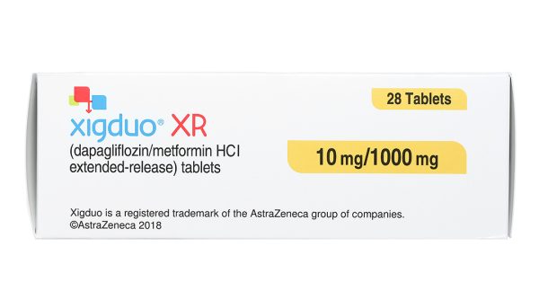 Xigduo XR 10mg/1000mg trị đái tháo đường tuýp 2 (4 vỉ x 7 viên)