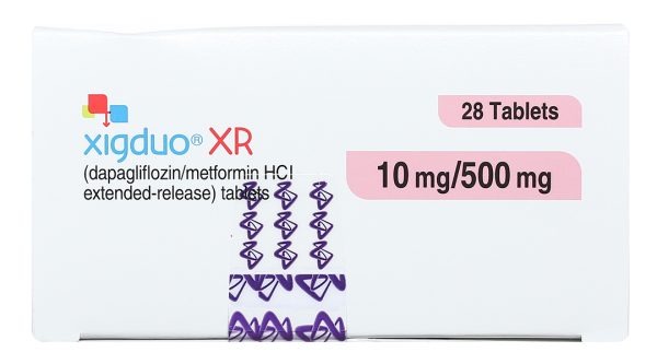 Xigduo XR 10mg/500mg trị đái tháo đường tuýp 2 (4 vỉ x 7 viên)