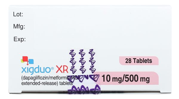 Xigduo XR 10mg/500mg trị đái tháo đường tuýp 2 (4 vỉ x 7 viên)